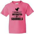 thumbnail image 3 of Inktastic Easily Distracted by Squirrels Youth T-Shirt, 3 of 5
