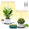 thumbnail image 1 of Grow Light Full Spectrum LED Plant Light with Base Height Adjustable Growing Lamp with Auto On/Off Timer H/H/H Dimmable Brightness Ideal for Home Desk Plant Lighting, 1 of 7