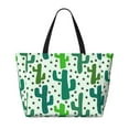 thumbnail image 2 of Rocae Cactus 1 for Large Women's Waterproof Beach Bag Tote with 7 Pockets Pool Bag for Travel Gym Vacation, 2 of 6