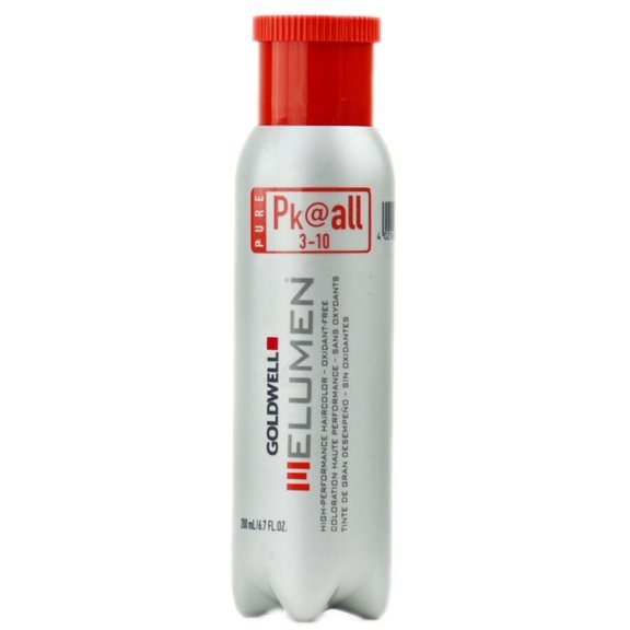 Goldwell Elumen High-Performance Haircolor (6.7 oz), PK @ ALL, - Pack of 1 w/ Sleek Teasing Comb