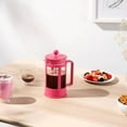thumbnail image 5 of Bodum Kenya 8 Cup 34oz French Press Coffee Maker Pink: Manual Coffee Pot, BPA-Free, Dishwasher-Safe, Reusable Filter 3.93 out of 5 stars with 69 reviews, 5 of 5
