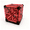 Red, variant on 4D Tesseract Cube Lamp, Infinite Space LED Light, Touch Dimmable, USB-C Rechargeable Futuristic Desk Decor Lamp（Blue）