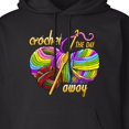 thumbnail image 3 of Inktastic Crochet the Day Away Adult Hoodie Sweatshirt, 3 of 4