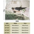 thumbnail image 3 of Custom Blanket Personalised Blanket with Photos Customised Blankets Custom Throw Blanket for Family Birthday Wedding Gift Sofa Bedroom, 3 of 6