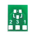 thumbnail image 4 of 50 piezas Sot23 Sot23-3 Turn Sip3 Doble cara Smd Turn Dip Sip3 Adaptador Convertidor Placa Sot Sip Ic Sock, 4 of 5
