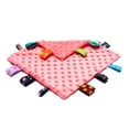 thumbnail image 1 of Toalla Baby Appease Towel Cómoda manta de seguridad con etiqueta para bebés con etiquetas de colores Suave edredón Toalla calmante de felpa para bebés y niños pequeños insular Toalla, 1 of 7