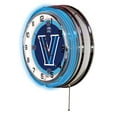 thumbnail image 2 of Villanova University 19" Double Neon Wall Clock, 2 of 5