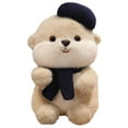thumbnail image 2 of Huarll Clearance Simulation Beaver Plush Toy Beige a 35Cm, Stuffed Animal Adorable Companions Fun Orange 5 Inches, 2 of 9