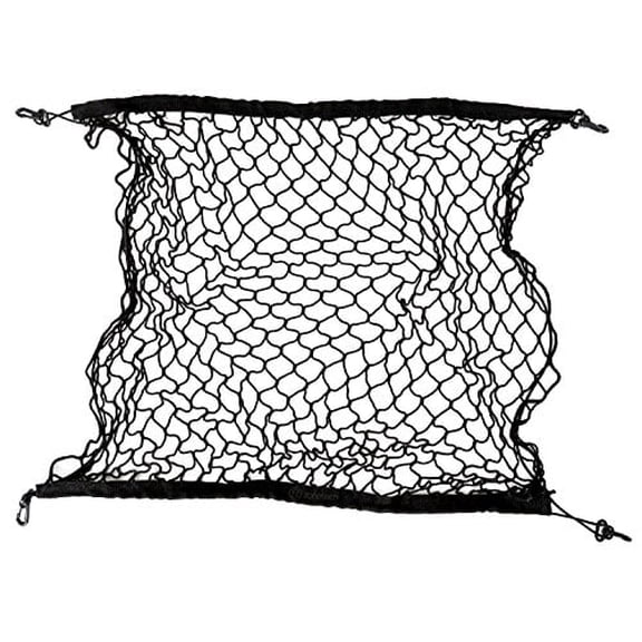 ADNE 4 Hook Vehicle Universal Fit Trunk Mesh Cargo Storage Organizer Car Van SUV Back Item Net