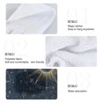 thumbnail image 5 of 2PCS Velcro Hangable Hand Towels Quick-Drying Hanging Kitchen Towels for Kitchen & Bathroom Mysterious Celestial Pattern, 5 of 7