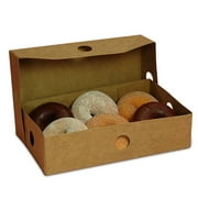 Kraft Two Piece Donut Box 13-5/8" X 9 7/8" X 3 3/8"