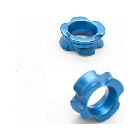 Southland Archery Supply SAS Aluminum Peep Sight Blue/Black/Red - 2/Pack