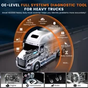 ANCEL HD3300 Heavy Duty Truck Scanner Full System Automotive Diagnostic Tool with DPF Regeneration, for Detroit, Cummins, Caterpillar, Paccar, Volvo Engine & Commercial Trucks, Lifetime Free Update