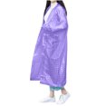 thumbnail image 5 of Frostluinai Womens Clear Crystal Rain Poncho Hooded Heavy Duty Waterproof for Storm Summer Portable, 5 of 6