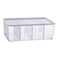 thumbnail image 3 of simhoa Desktop Organizer Clear Refrigerator Storage Box for Cotton Swab Rod Bedroom, 3 of 8