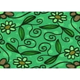 thumbnail image 1 of Ahgly Company Indoor Rectangle Patterned Deep Emerald Green Area Rugs, 7' x 10', 1 of 1