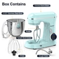 thumbnail image 2 of Batidora de pie Honinst 6.5QT de 10 velocidades con cabezal inclinable, azul, 2 of 7