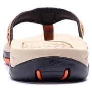 HOBIBEAR Mens Flip Flop Thong Sandals Indoor and Outdoor(Size 7.5-14Men)