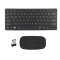 thumbnail image 1 of 2,4g teclado inalámbrico ratón Combo 78 teclas soporte 800 1000 1200DPI ultra delgado negro USB teclado ratón para PC Tablets, 1 of 8