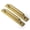 Brushed Gols, variant on Goo-Ki 12 Pack 3''Hole Centers Antique Brass Cabinet Pulls, Closet Classic Zinc Alloy Cabinet Handles for Dresser,Drawer,and Cupboard