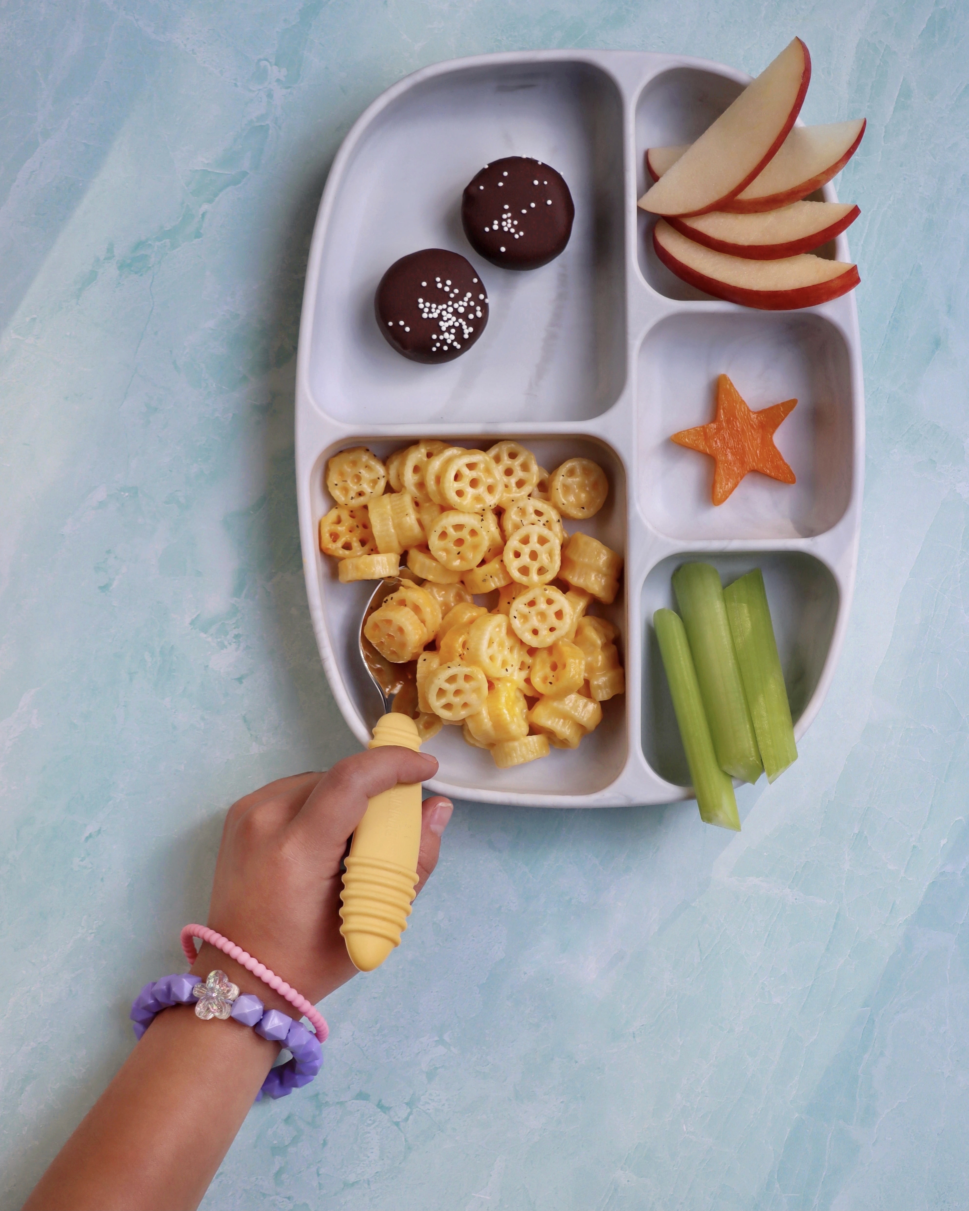 Kidfresh Wagon Wheels Mac & Cheese Meal, Frozen, 7.25 oz