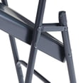 thumbnail image 2 of NPS 200 Series 29.5" Modern Metal Double Hinge Folding Chair in Blue (Set of 4), 2 of 5