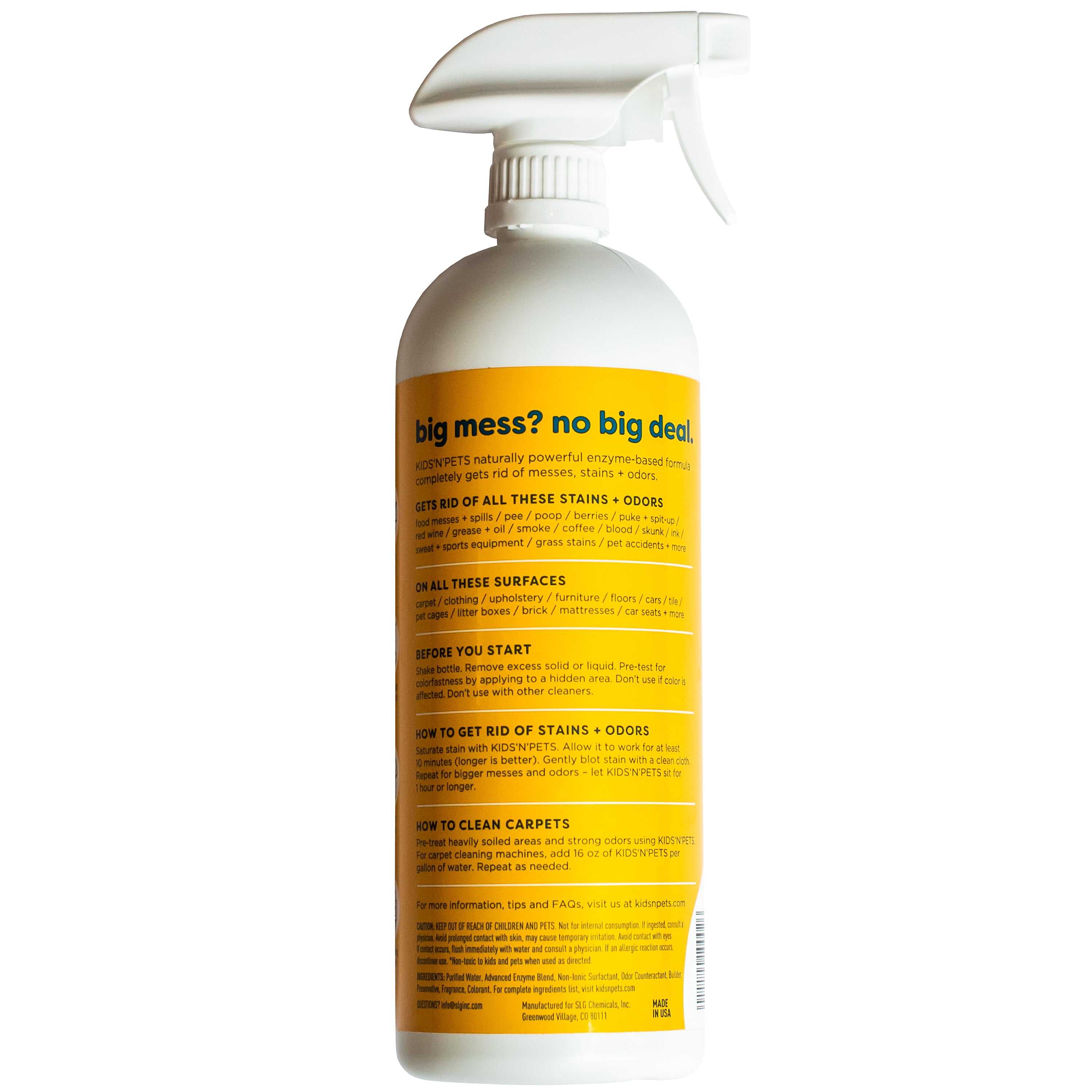 Kids ‘N’ Pets All-Purpose Stain & Odor Remover Spray, 27oz