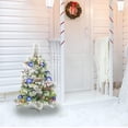 thumbnail image 2 of Grounded Christmas Tree Decoration – Outdoor Simulation Tree with Tripod Stakes – Holiday Plastic Planter Filler for Yard, Garden, Patio & Walkway, 2 of 5