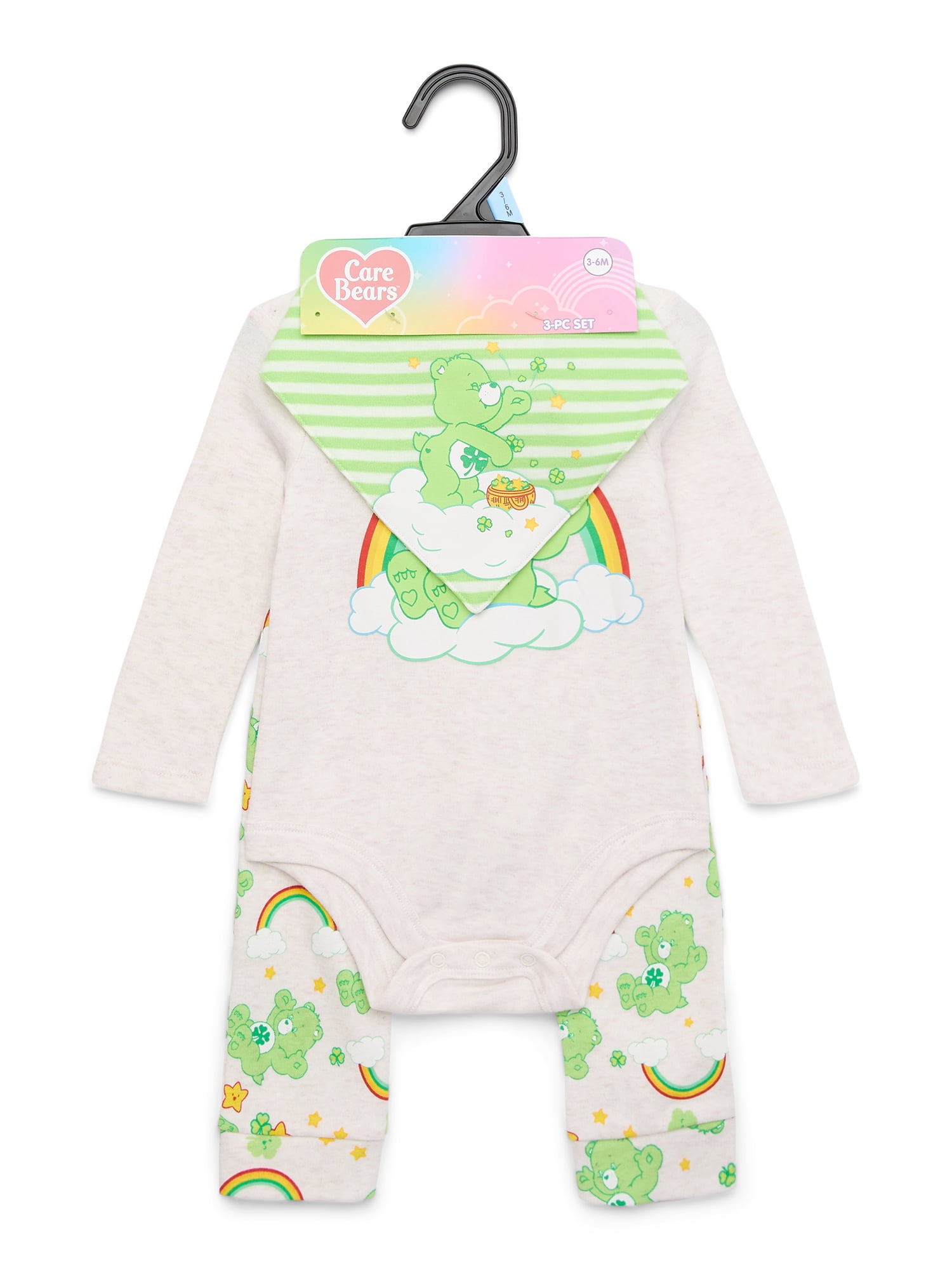 Care Bears Baby Saint Patrick's Day Layette Gift Set, 3-Piece, Sizes Newborn-12 Months