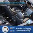 thumbnail image 4 of Cargador de teléfono de coche Avatcen, 65 W, USB C, PD30 W, QC3.0, 4 puertos, paquete de 5, 4 of 8