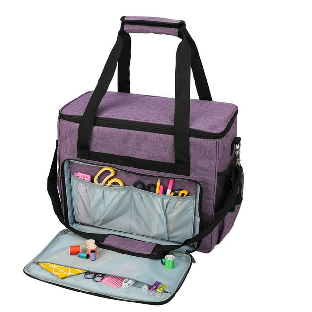Sac de Machine à Coudre Grande Capacité Universel Imperméable en Oxford; Sac à Main pour Outils de Couture en Tissu