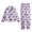 Purple, variant on Mercatoo Toddler Girls Clothes Summer Long Sleeve Prints Tops and Long Pants 2Pcs Outfits for Girls Casual Set 5 to 9 Years