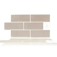 thumbnail image 3 of Walplus Peel and Stick Backsplash Warm Mocha 3D Tile Decals 12 Sheets 12" x 6", 3 of 7