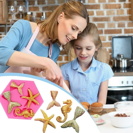 

Tiitstoy Sea Animal Silicone Mold Fondant Mold Lace Mold Cake Decoration Mold