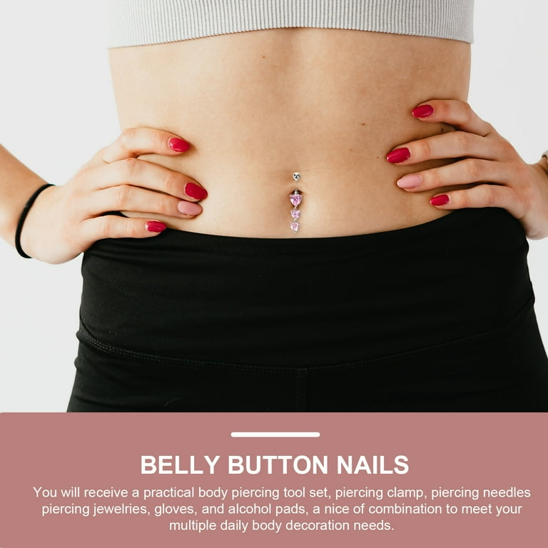 Stud belly button piercing new arrivals