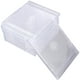thumbnail image 1 of 9 estuches dobles para CD y DVD, de acrílico, transparentes., 1 of 6