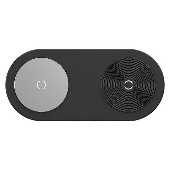 Chargeur Sans Fil Dual Qi 15W - Noir