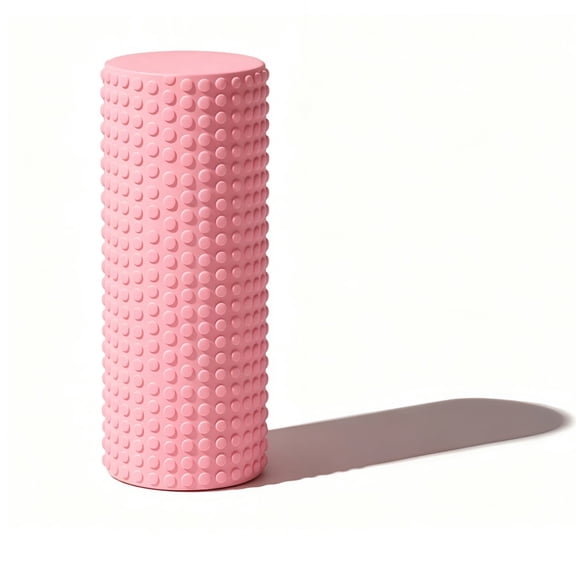 Armastuse 11.8 Inch EVA Soft Dot Foam Roller, High Density Massage Roller for Muscle Therapy - Deep Tissue Pain Relief, Yoga And Balance Exercises, Fitness Recovery,Pink