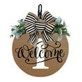 thumbnail image 1 of Xihbxyly Placa para Corona de Puerta Principal, Decoración para Todo El Año, Estilo de Temporada, Señal de Bendición Familiar, Lista para Regalar, Tamaño 30 X 30 Cm, 1 of 1