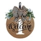 thumbnail image 1 of Placa Colgante Personalizada para Puerta de Entrada | Decoración de Temporada de 30 X 30 Cm con Cinta | Elija Entre 26 Letras para Un Letrero de Bienvenida Personalizado, 1 of 1