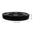 thumbnail image 2 of Soimiss Black ABS 5 Gallon Bucket Screw on Lid Sealing Cap for Water Drum Storage, 2 of 8