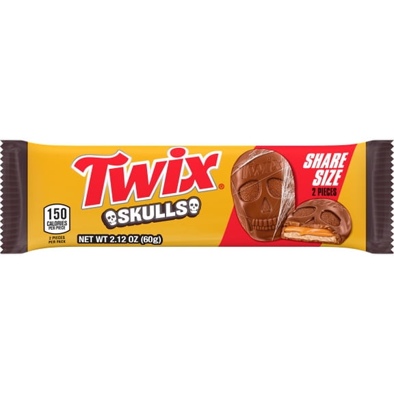 Twix Skull 2 To Go Halloween 2.12 Ounces