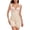 Beige, variant on Women Full Body Shapewear Bodysuit For Abdomen Control High Compression Reducing And Shaper Girdles Zipper Crotch