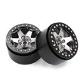 thumbnail image 3 of Labymos Aluminum Alloy Wheel Rim Beadlock 2.2in Wheel Rims Hub 4pcs Replacement for 1/10 1/8, 3 of 6