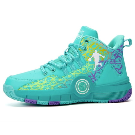 

Kid s Basketball Shoes Boys Sneakers Girls Trainers Comfort High Top Basketball Shoes for Boys(Little Kid/Big Kid)