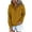 Gold, variant on Teissuly Women's Hooded Color Long-sleeved Sweatshirt Casual Blouse Pullover Tops