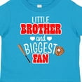 thumbnail image 4 of Inktastic Little Brother and Biggest Fan- Baseball Glove and Bat Boys Toddler T-Shirt, 4 of 5