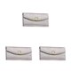 thumbnail image 2 of Cartera de cuero Sonducket para mujer tarjetero Rectangular con botón a presión y bolsillo con cremallera, 2 of 6