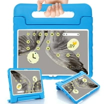 SaniMore Kids Case for Google Pixel Tablet Case 2023, Pixel Tablet 11 inch Case for Kids, Lightweight Shockproof Convertible Handle Stand Cover, Blue