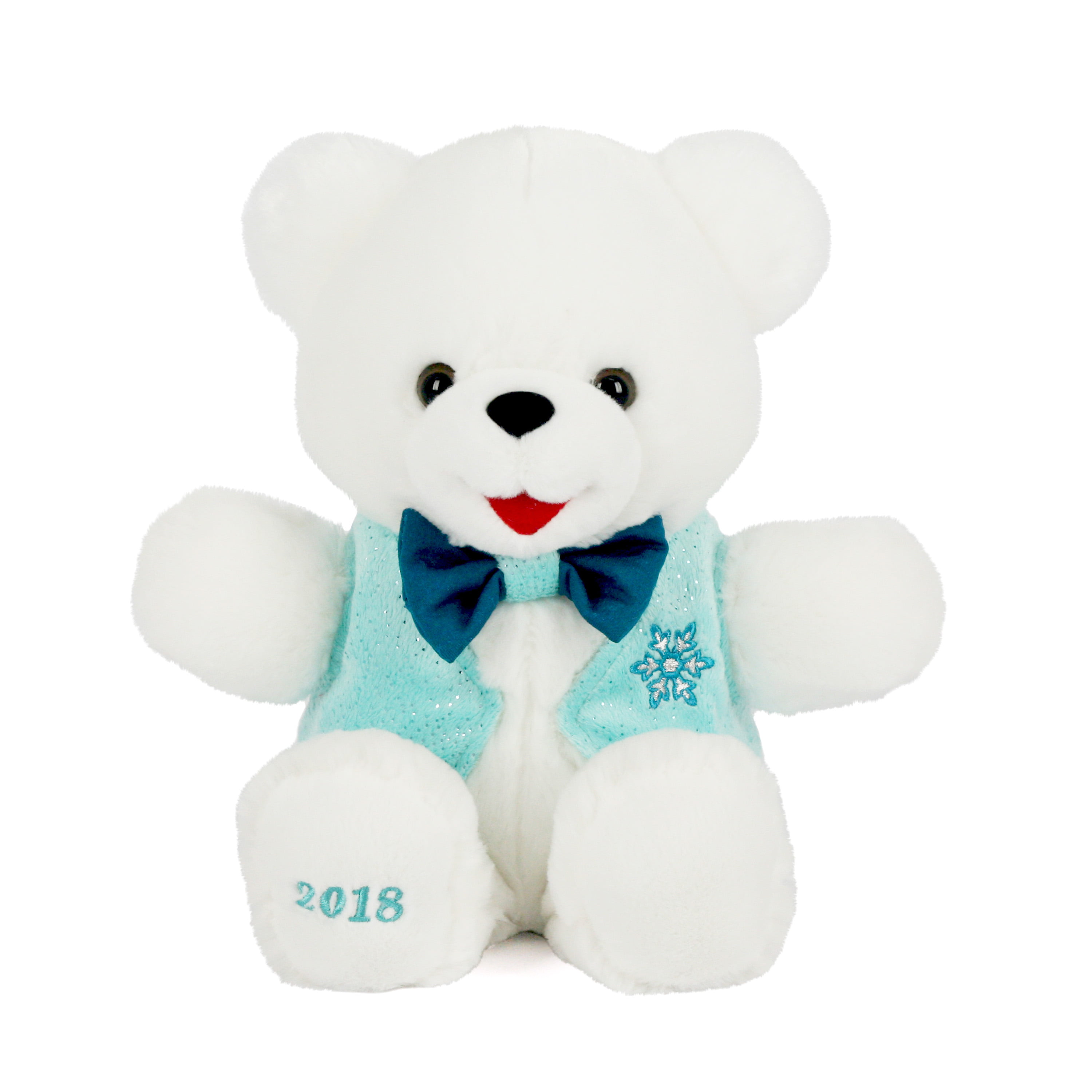 holiday time plush teddy bear 2018
